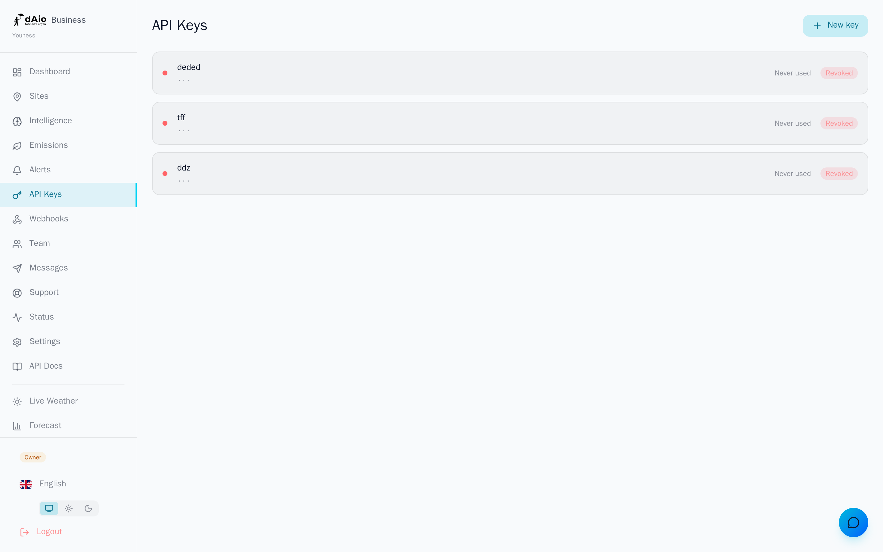 API Keys
